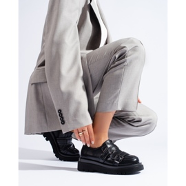 Crne cipele s debelim potplatom Shelovet crno 1