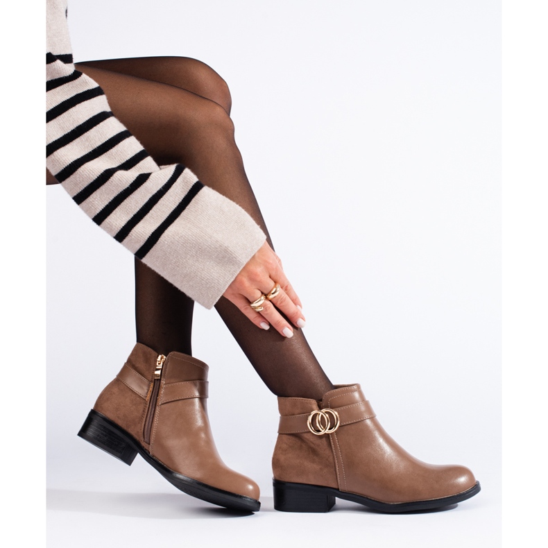 Bež ženske čizme Shelovet 2