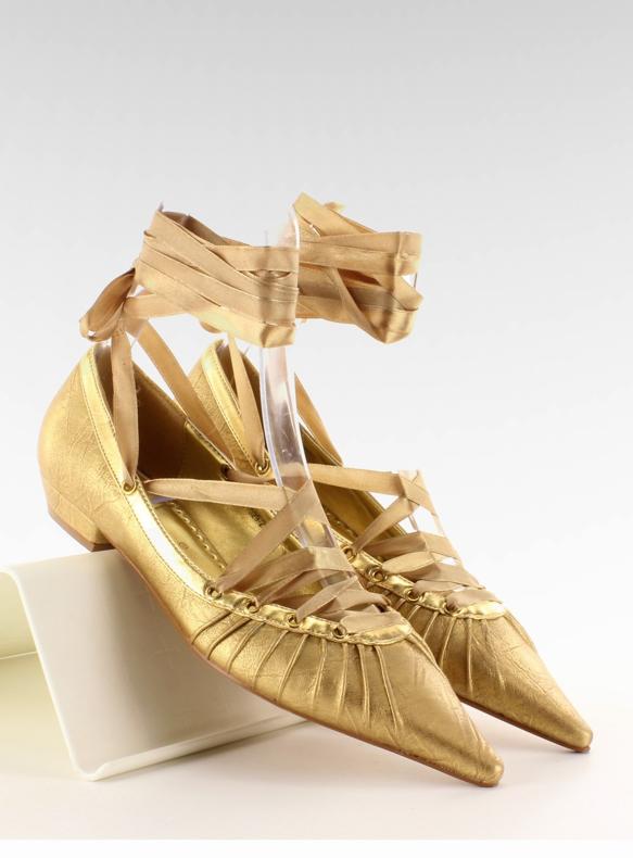 Balerinke s vrpcom oko gležnja 391029-2 Bronca žuta boja 1