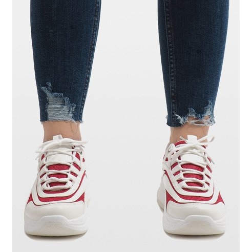 Modne bijele sportske cipele BO-15 bijela 2