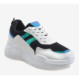 Crne moderne sportske cipele LL1743 bijela crno 1