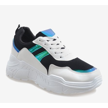 Crne moderne sportske cipele LL1743 bijela crno 1