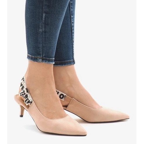 Ružičaste pumpe na peti HD-33 ružičasta 1