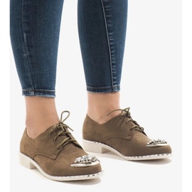 Zeleni dodaci sa šljokicama L155 bež 1