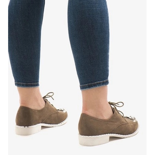 Zeleni dodaci sa šljokicama L155 bež 2