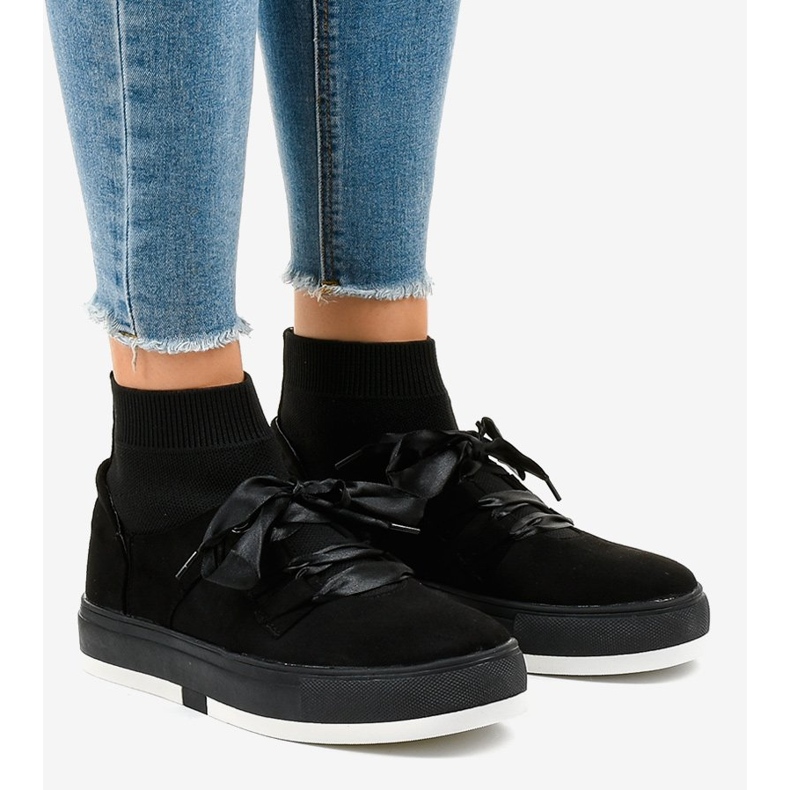 Crne visoke tenisice CH-95 vrpca crna 1