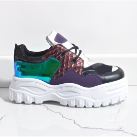 Crne moderne sportske tenisice R-458 crno 1