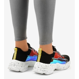 Crne tenisice ukrašene HL-03 crno 1