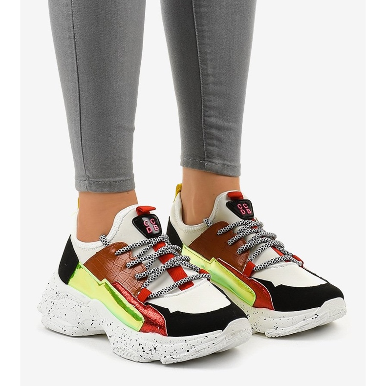 Bijele sportske tenisice s HL-03 bijela 1