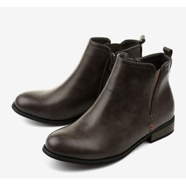 Sive izolirane čizme s patentnim zatvaračem Simplegleam siva 1