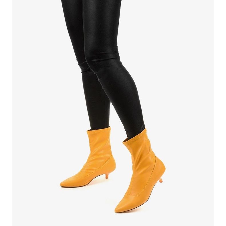 Žute štikle s Ragemour čarapom žuta boja 1