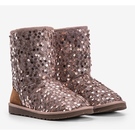 Bež izolirane čizme emu Stouteyes smeđa 1