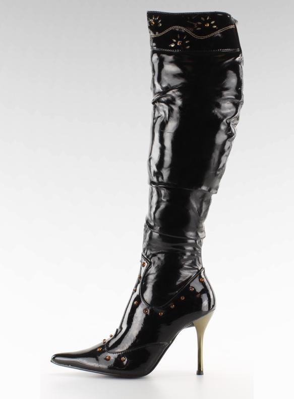 Lakirane čizme 6882-9V Noir crno 1