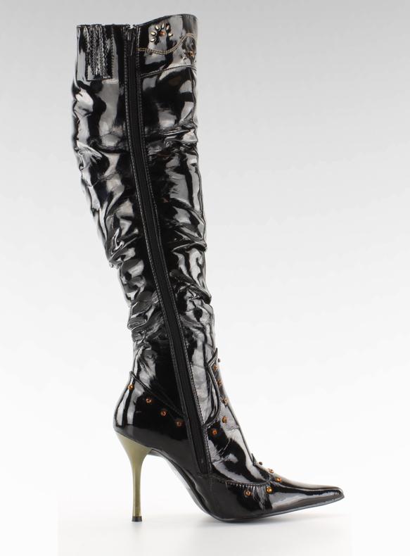 Lakirane čizme 6882-9V Noir crno 2