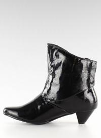 Čizme s lukom 5196-3V crno-lakirane 2