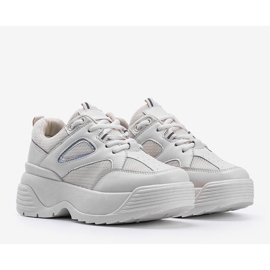 Tenisice u bež boji s debelim Jaida potplatom 2