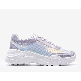 Carson srebrne ženske sportske cipele srebro 1