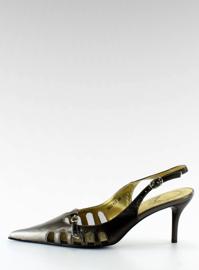 Visoke potpetice s otvorenom petom 39555-41V crne crna 1