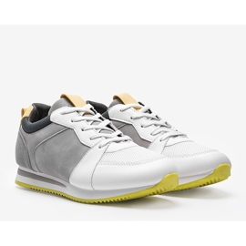 Bijele sportske cipele od eko kože kože Elaine bijela 1