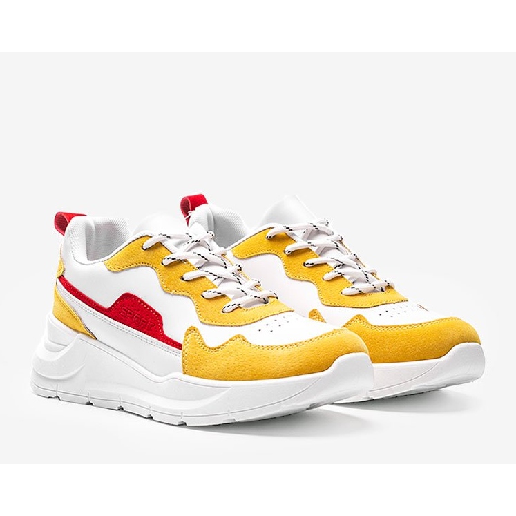 Bijele tenisice sa žutim priborom Alexia bijela 1