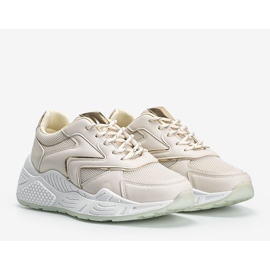 Bež tenisice s debelim potplatom s metalnim Kenna detaljima 1