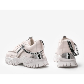 Tenisice u bež boji s debelim Claudia potplatom 1