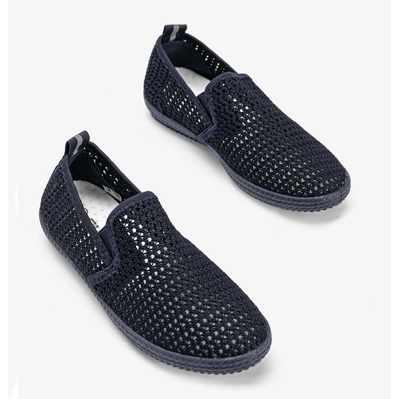 Mallory tamnoplave ažur tenisice plava 1