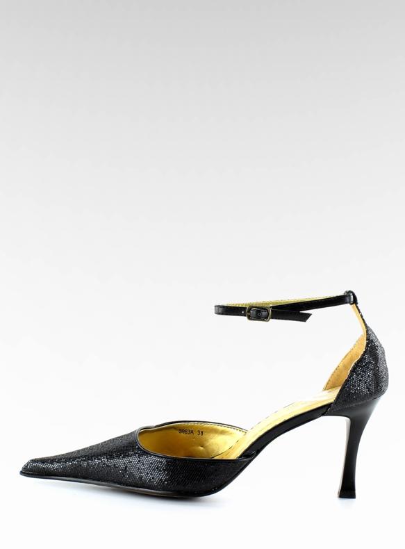 Prst pumpe u šiljatoj 3963A noir crna 1