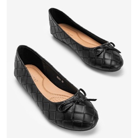 Kaiden crne pletene balerine crna 1