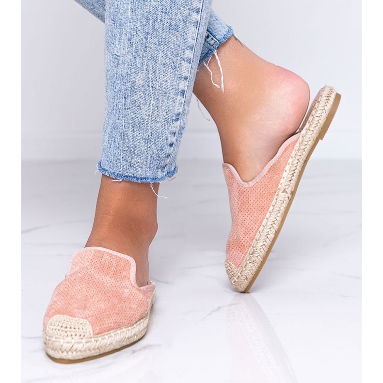 Ružičaste japanke sa zatvorenim prednjim dijelom Kinšasa ružičasta 1