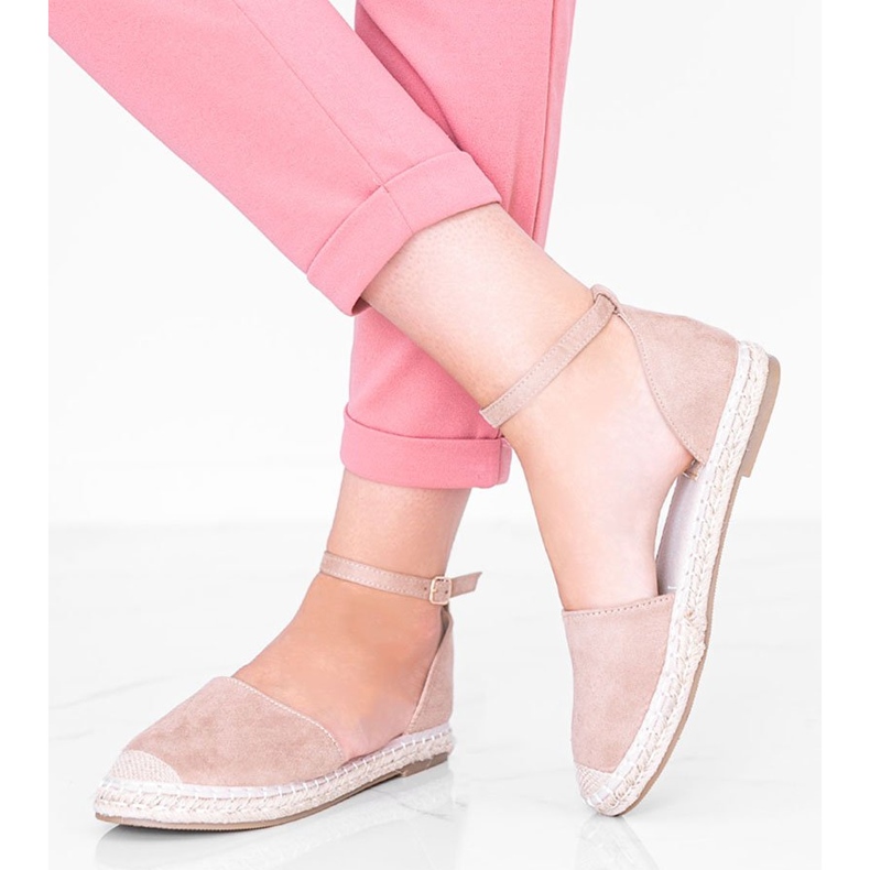 Chloe Star bež sandale espadrilles 1