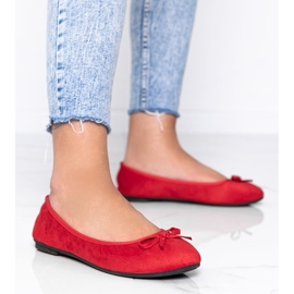 Crvene balerine s mašnom Angelina crvena 1
