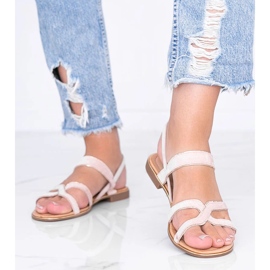 Ženske sandale Rosina bež boje 1