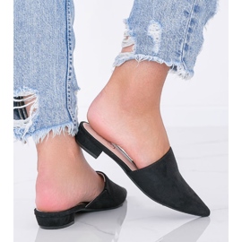 Crne sandale s visokim potpeticama iz Santiaga crna 1