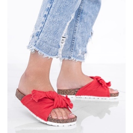 Crvene sandale na potplatu od Martenn pluta crvena 1