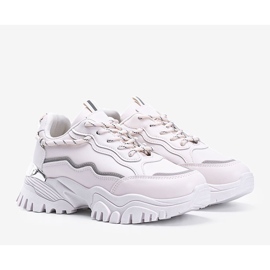 Tenisice u bež boji s debelim potplatom Desiare 1