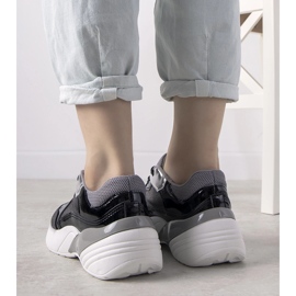 Crne tenisice s visokim potplatom crna 1