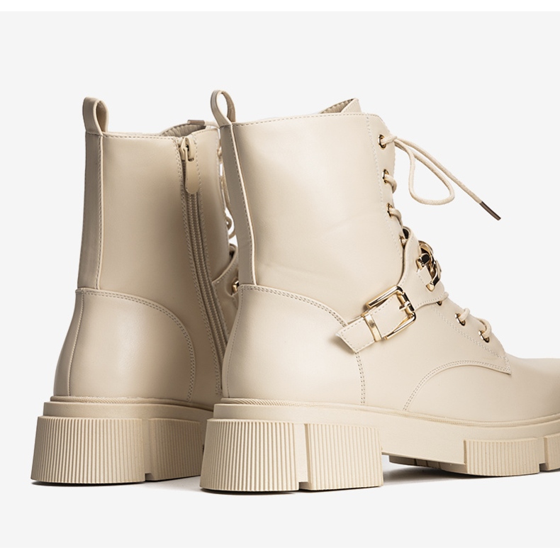 Bež hvatači sa zlatnim lancem Laurette 1