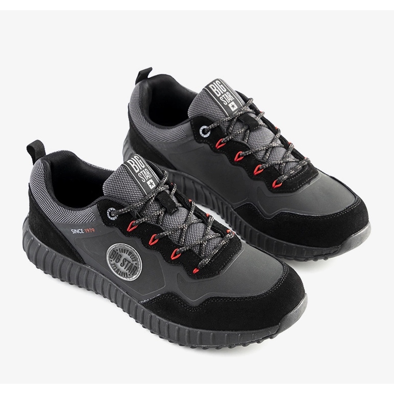 Muške sportske cipele Big Star Black Florus crna 1