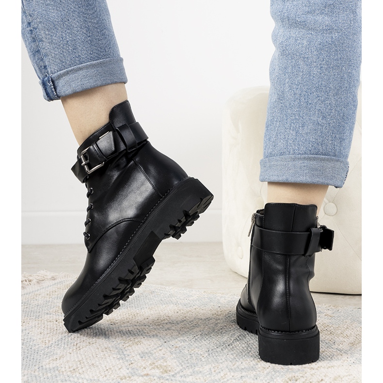 Ženske čizme Amadis Black Cross Jeans crno 1