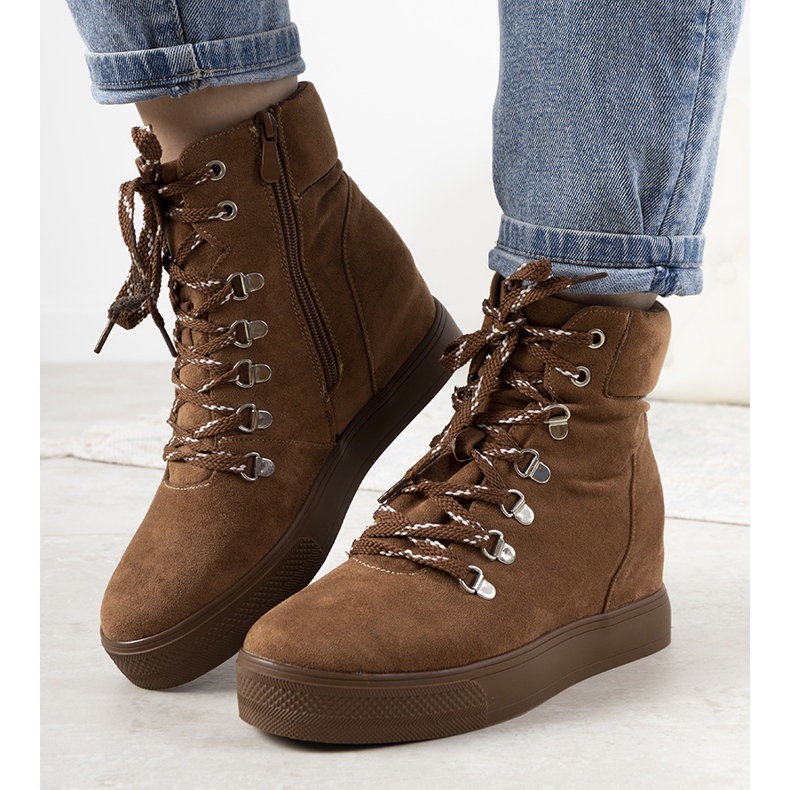 Carmona zimske tenisice od deve smeđa 1