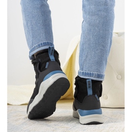 Crne, elegantne čizme za snijeg iz Big Star za žene iz Cotta crno 1