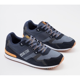 Muške sportske cipele Big Star mornarsko plave boje Acosta plava 1