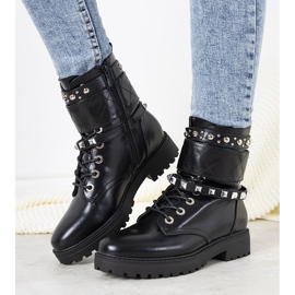 Crne ravne čizme Lapierre crna 1