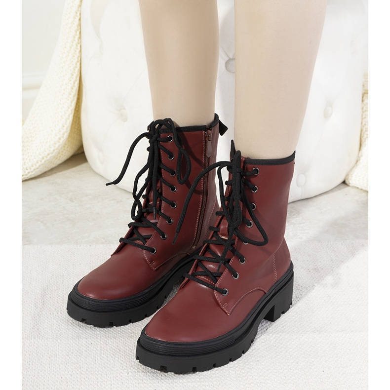 Izolirane čizme na debelom Dena potplatu smeđa 1