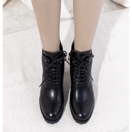 Crne izolirane čizme s uvezom Padilla crno 1