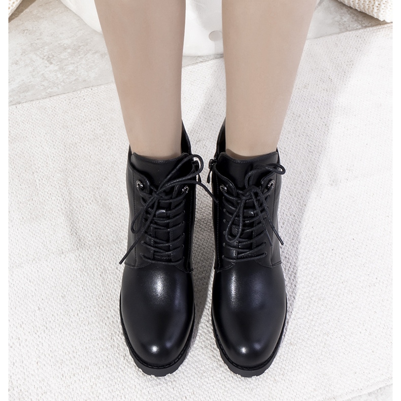 Crne izolirane čizme s uvezom Padilla crno 1