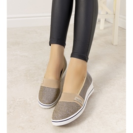 Golden Burris tenisice na klin zlatna 2