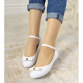 Heather ženske bijele balerinke bijela 1