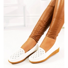 Wendy's bijele mokasinke na klin potpeticu bijela 1